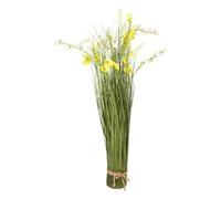 Atmosphera - Ramo de Flores Artificiales Ludo h80cm - Blanco Amarillo