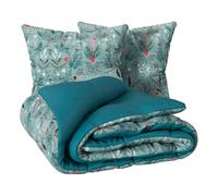 Atmosphera - Ropa de Cama Estampada Vegetal Marin 240x220cm
