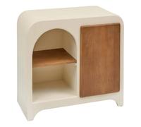 Atmosphera - Siena Beige h85cm aparador de 1 Puerta y 4 Niveles
