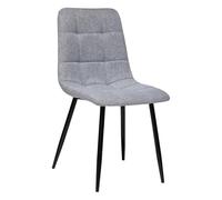 Atmosphera - Silla Sirac - Gris - Patas de Metal Negro