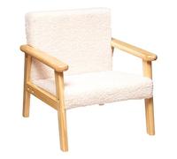 Sillón Infantil Basile Ecru, Blanco Atmosphera