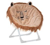 Atmosphera - Sillón Infantil Plegable «León» - marrón