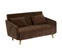 Atmosphera - Sofá Cama Milo de 2 plazas, Color marrón
