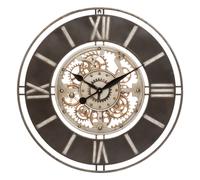 Atmosphera Soul - Reloj de Pared Vintage Mecánico de Metal D70cm - Encanto Retro