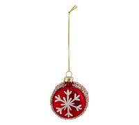 Atmosphera - Sujeto Vidrio Macaron d.6cm Rojo
