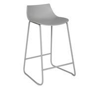 ATMOSPHERA CREATEUR D'INTERIEUR Taburete de Bar otac, Metal, Gris