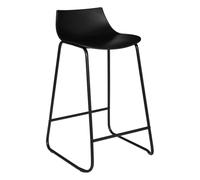 ATMOSPHERA CREATEUR D'INTERIEUR Taburete de Bar otac, Metal, Negro