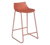 ATMOSPHERA CREATEUR D'INTERIEUR Taburete de Bar otac, Metal, Rosa Terracota