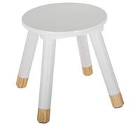 Atmosphera Taburete de Madera para niños - Color Blanco