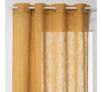Atmosphera - Visillo «Alton» con ojales - amarillo ocre 140 x 240 cm