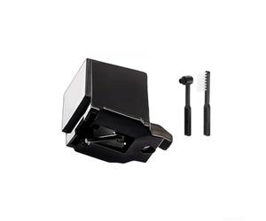 ATN3600LE - Lápiz capacitivo de repuesto para tocadiscos Audio-Technica AT-LP60X, AT-LP60, AT-LP2D, AT-PL300, aguja cónica de 0.6 mil con cepillo de limpieza (barra negra)