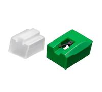 Atn95e - Lápiz capacitivo de repuesto para cartucho At95e - Punta japonesa elíptica vástago de aluminio compatible con cartuchos fono At93 / At3400 / At3450 verde (verde)