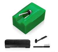 ATN95E Lápiz capacitivo de repuesto para tocadiscos AT-LP120-USB, compatible con cartuchos AT93 AT95 AT3400 Series, para discos de 16 33 1/3 45 RPM (verde)