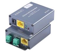 AtNeDcVh - Kit repetidor de rango Ethernet, distancia de extensión de rango LAN Ethernet, 6560 pies, 2000 m sobre cable de red Cat5e/6/6e RJ45, 3280 pies, 1000 m, cable de par trenzado UTP IP Extender