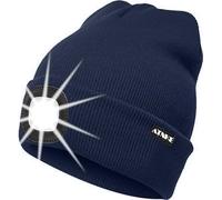ATNKE LED Luminoso Gorro Sombrero, USB Recargable 4 LED Gorras para Correr Super Brillante Impermeable Luz Invierno Cálido Regalos para Hombre y Mujer/Light Navy Blue