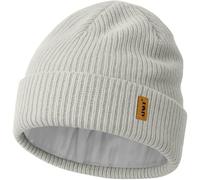 ATNKE Unisex Tejido Beanie Gorro, Elástico Grueso Cálido Forro Polar Diario Invierno Suave con Puños Lanoso Gorra Calavera Regalos para Hombre Papá y Mujer/Light Gray