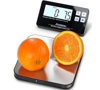 ATOGOU Báscula de cocina inalámbrica de 15 kg con pantalla remota, escala de precisión de 1 g, acero inoxidable 304 de grado alimenticio, magnética, báscula digital para alimentos, adecuada para