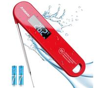 ATOGOU Ultra Fast IP67 - Termómetro digital de lectura instantánea (resistente al agua, con función Hold, 180° de rotación automática, para barbacoa, líquidos, asados, dulces, carne de vacuno), color