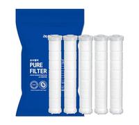 Atojet Filtros de repuesto para cabezal de ducha inspirados en la cultura de belleza de Corea, filtros de carbono puro (5 filtros), compatibles con Atojet AJ8200MC (AJ8200MC-FLT-5PC)