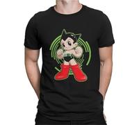 Atom Classic Men T Shirt Mighty Atom Astro Boy Tetsuwan Atomu Cartoons Anime Fashion tee Shirt Short Sleeve Crew Neck T-Shirts