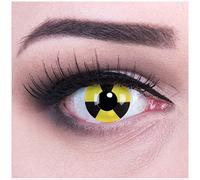 Atom de colores Crazy FUN Contacto lente Crazy Contact Lenses Radiate 1 par perfectamente en Halloween. con depósito gratis y cuidado de 60 ml