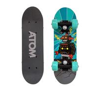Atom - Patineta de arce de 17 pulgadas | Principiantes o profesionales | Mini Cruiser para niños y adolescentes con camiones de polipropileno de 3 pulgadas | Adecuado para todos los mayores de 5 años