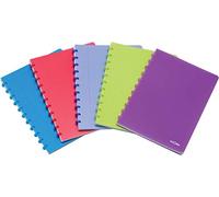 Atoma Escritorio de moda, ft A4, 144 páginas, cuadros comerciales, azul transparente