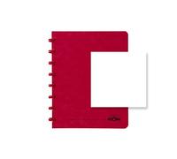 ATOMA Sistema de cuaderno - Traditional Colors Cardboard - A5 - Rojo - Blanco