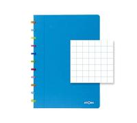 ATOMA Sistema de cuaderno - Tutti Frutti - A4 - Turquesa - Cuadros 5 mm