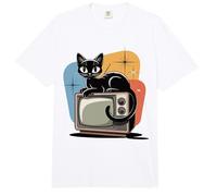 Atomic Age, Gato Retro, Vintage & TV Moderna de Mediados de Siglo Comfort Colors Adult Heavyweight T-Shirt