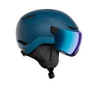 Atomic - Cascos esquís hombre - Revent Visor Stereo Deep Ocean - Talla 55-59 cm - Azul Azul 55-59 cm
