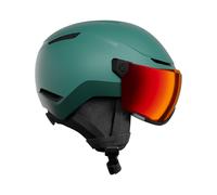 Atomic - Cascos esquís hombre - Revent Visor Stereo Silver Pine - Talla 55-59 cm - Verde Verde 55-59 cm
