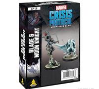 Atomic Mass Games , Blade and Moon Knight: Marvel Crisis Protocol , Miniatures Game , Ages 14+ , 2 Players , 45 Minutes Playing Time, Multicolor, FFGCP48