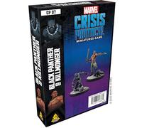 Atomic Mass Games , Marvel Crisis Protocol: Character Pack: Black Panther and Killmonger, Miniatures Game, Ages 10+, 2+ Players, 45 Minutes Playing Time
