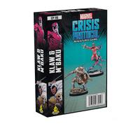 Atomic mass games marvel crisis protocol: klaw and m?baku - juego de