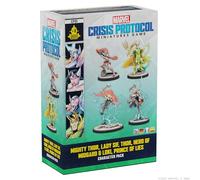 Atomic Mass Games | Marvel Crisis Protocol: Mighty Thor, Lady SIF, Thor & Loki | A Partir de 14 Años | para 2 Jugadores | 90 Minutos por Partida | Multilenguaje (Incluye Español)