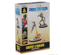 Atomic Mass Games | Marvel Crisis Protocol: Sunspot & Warlock | Expansión de Miniaturas | A Partir de 14 Años | para 2 Jugadores | 90 Minutos por Partida | Multilenguaje (Incluye Español)