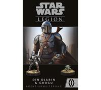 Atomic Mass Games, Star Wars: Legion - DIN Djarin & Grogu, Expansión de Agente, Tabletop, 2 Jugadores, a Partir de 14 años, 120-180 Minutos, alemán