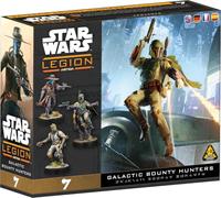 Atomic Mass Games | Star Wars: Legion - Galactic Bounty Hunters | Expansión De Juego De Miniaturas, 3 Unidades Operativas, Cartas De Mando Y Mejora | 2 Jugadores | 90 Minutos