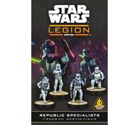 Atomic Mass Games | Star Wars: Legion Republic Specialists Personnel | Expansión para Juego De Miniaturas, 4 Miniaturas, Cartas De Mando, Cartas De Mejora | 2 Jugadores | 60-120 Minutos
