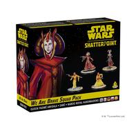 Asmodee Star Wars Shatterpoint - Pack de Escuadra We Are Brave, Incluye a Padmé Amidala, Sabé y Doncellas de la Casa Real de Naboo, Expansión de Miniaturas, 2 Jugadores, 14+ Años, Versión en Español