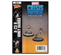 Atomic Mass Games | X-23 & Honey Badger: Marvel Crisis Protocol | Miniatures Game | Edades 14+ | 2 Jugadores | 45 Minutos de Tiempo de Juego