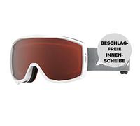 ATOMIC Salomon Count JR Orange Gafas de esquí para niños, Blanco/Gris Claro, cómodo Marco Live Fit, Mejor Visibilidad en Todas Las Condiciones. Compatible con Gafas graduadas (Over The Glasses OTG)