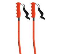 ATOMIC Salomon REDSTER GS JR Bastones de esquí fiables de Aluminio 4* para niños, Rojo, Longitud 90 cm, Bastones con caña Curvada, empuñadura ergonómica JR