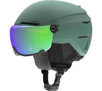 Atomic Savor Visor - Casco de esquí estéreo con visera, casco de snowboard y esquí con gafas, sistema de ajuste 360° y sistema de ventilación Active Aircon, Holo Core para una máxima absorción de