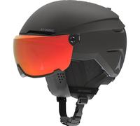 Atomic Salomon Savor Visor Photo Casco de esquí con Visor, Negro, Talla XL, máxima absorción de Impactos, Sistema de ventilación Active Aircon, Recubrimiento espejado para una visión Clara, 63-65 cm