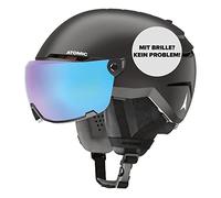 Atomic Savor Visor Stereo, casco de esquí con visera, negro 63-65cm Black
