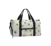 Atomic Stars - Bolso cruzado de mano con estampado retro de estrellas para hombre y mujer, equipaje, fitness, entrenamiento, fin de semana, senderismo, deportes