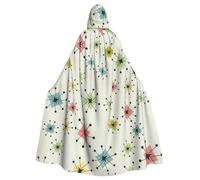 Atomic Stars - Capa con capucha para adultos, disfraz de bruja, mago, disfraz de cosplay para hombres y mujeres