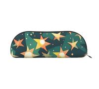 Atomic Stars Retro Patrón Impresión Bolsa de Maquillaje Bolsa de Maquillaje Bolsas Cosméticas Bolsa de Almacenamiento Viaje Bolsa de Inodoro Bolsas Recibidas Bolsa de Lápices, Estrellas Atómicas Retro
